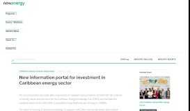 
							         New information portal for investment in Caribbean energy sector ...								  
							    