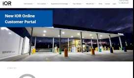 
							         New IOR Online Customer Portal - IOR Petroleum | Fuelling Australia								  
							    