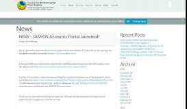 
							         NEW - JASMIN Accounts Portal launched! | Centre for Environmental ...								  
							    