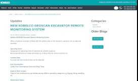 
							         New Kobelco Geoscan Excavator Remote Monitoring System ...								  
							    