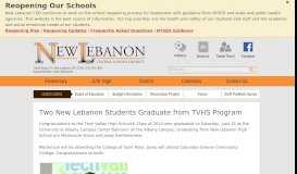
							         New Lebanon CSD Two New Lebanon Students Graduate from TVHS ...								  
							    