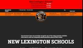 
							         New Lexington City Schools Home								  
							    