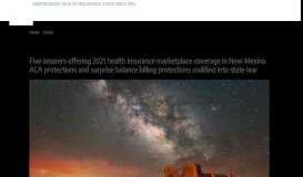 
							         New Mexico health insurance: find affordable coverage ...								  
							    