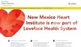 
							         New Mexico Heart Institute - Cardiology and vascular hospital care for ...								  
							    