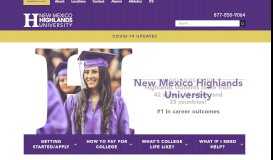
							         New Mexico Highlands University								  
							    