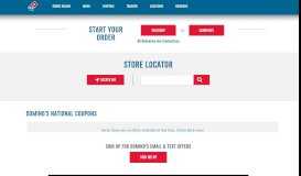 
							         New Mexico Pizza & Food Delivery - Order Domino's Now!								  
							    
