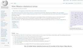 
							         New Mexico statistical areas - Wikipedia								  
							    