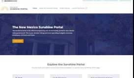 
							         New Mexico Sunshine Portal								  
							    