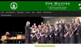 
							         New Milford High School								  
							    