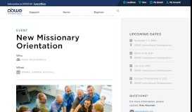 
							         New Missionary Orientation • ABWE								  
							    