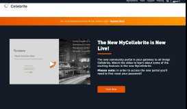 
							         New MyCellebrite Customer Portal - Cellebrite								  
							    
