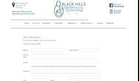 
							         New Obstetrics Patient Form - Black Hills Obstetrics & Gynecology								  
							    