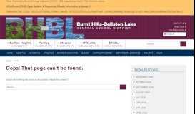 
							         New Online Attendance Form | Burnt Hills - Ballston Lake Central ...								  
							    