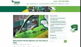 
							         New Online Portal Options Let You Play It Safe ... - RDS Delivery Service								  
							    