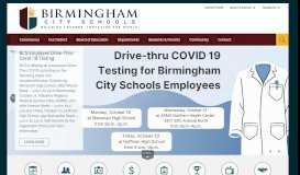 
							         New Online Registrations System - Birmingham City Schools								  
							    