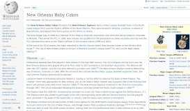 
							         New Orleans Baby Cakes - Wikipedia								  
							    