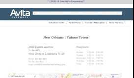 
							         New Orleans | Tulane Tower - Avita Pharmacy								  
							    