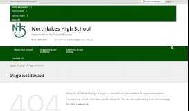 
							         New Parent App is here - Northlakes High School								  
							    