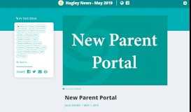 
							         New Parent Portal - Hagley News - May 2019 - Hail								  
							    