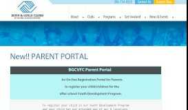 
							         New!! PARENT PORTAL - the Boys & Girls Clubs of Volusia/Flagler								  
							    