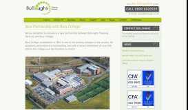 
							         New Partnership with Bury College – Bulloughs Cleaning Services								  
							    