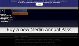 
							         New Pass - Merlin Annual Pass								  
							    