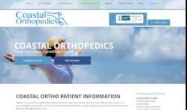
							         New Patient Forms - Coastal Orthopedics | Corpus Christi, Texas								  
							    