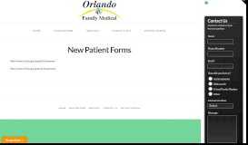 
							         New Patient Forms | Orlando Family Medical - Kissimmee Doctor								  
							    