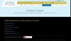 
							         New Patient Forms - Ortho North County - Orthopaedic Specialists of ...								  
							    