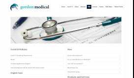 
							         New Patient – Gordon Medical Associates								  
							    