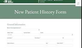 
							         New Patient History Form – Leet EyeCare								  
							    