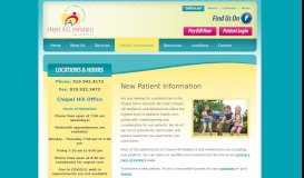 
							         New Patient Information | Chapel Hill Pediatrics								  
							    