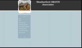
							         New Patient Information - Weatherford OB/GYN Associates								  
							    