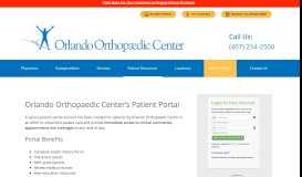 
							         New Patient Portal | Orlando Orthopaedic Center								  
							    