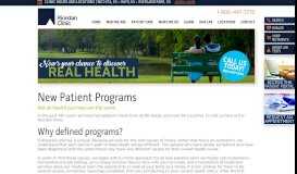 
							         New Patient Programs - Riordan Clinic								  
							    