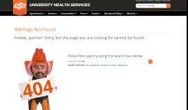 
							         New Patient Web Portal - Oklahoma State University : Health Services								  
							    