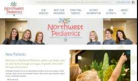 
							         New Patients at Northwest Pediatrics								  
							    