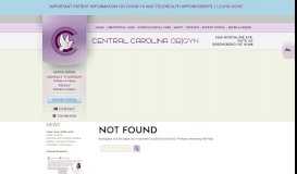 
							         New Patients | Central Carolina Obstetrics & Gynecology, Inc								  
							    