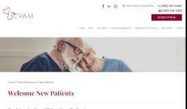 
							         New Patients | CVAM								  
							    