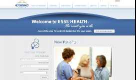 
							         New Patients - Esse Health								  
							    