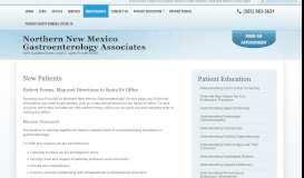 
							         New Patients - Gastroenterologist Santa Fe, NM - Patrick G. Quinn ...								  
							    
