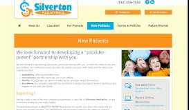
							         New Patients - Silverton Pediatrics - Toms River, NJ								  
							    