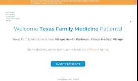 
							         New Patients - Texas Family Medicine - Family Physician								  
							    
