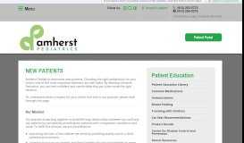 
							         New Pediatric Patients - Amherst, MA - Amherst Pediatrics								  
							    