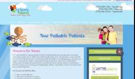
							         New Pediatric Patients - Fayetteville, GA - Tri-County Pediatrics								  
							    