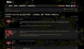 
							         New Player Question - Scroll of Town Portal - Median XL								  
							    