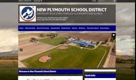 
							         New Plymouth School District: Home								  
							    