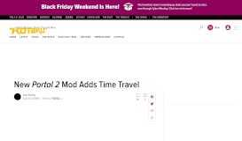 
							         New Portal 2 Mod Adds Time Travel - Kotaku								  
							    