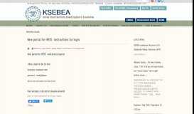 
							         New portal for HRIS- instructions for login | KSEBEA								  
							    