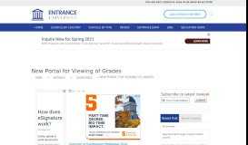 
							         New Portal for Viewing of Grades - Entranceuniversity ...								  
							    
